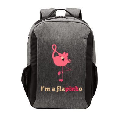 October Pink Ribbon Flamingo Breast Cancer Awareness Month Gift Vector Backpack