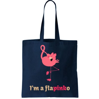 October Pink Ribbon Flamingo Breast Cancer Awareness Month Gift Tote Bag