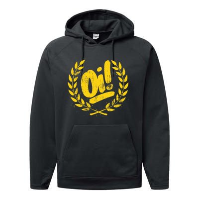 Oi Punk Ska & Punk Rock For 80s Punks & Skinheads Oi! Performance Fleece Hoodie