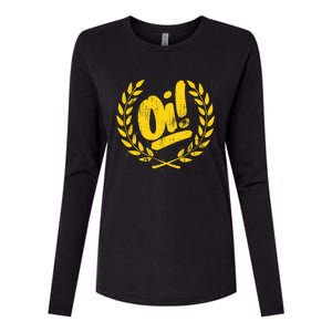 Oi Punk Ska & Punk Rock For 80s Punks & Skinheads Oi! Womens Cotton Relaxed Long Sleeve T-Shirt