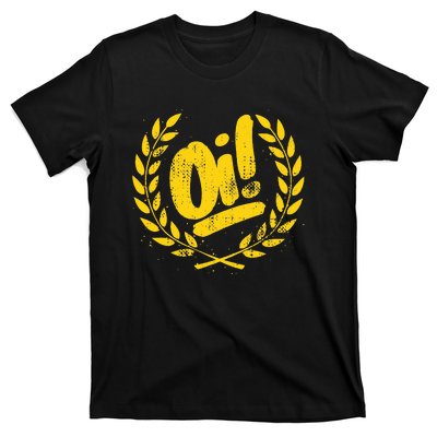 Oi Punk Ska & Punk Rock For 80s Punks & Skinheads Oi! T-Shirt