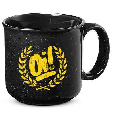 Oi Punk Ska & Punk Rock For 80s Punks & Skinheads Oi! 15oz Campfire Ceramic Mug
