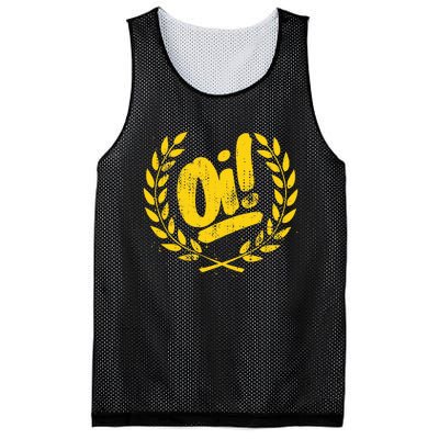 Oi Punk Ska & Punk Rock For 80s Punks & Skinheads Oi! Mesh Reversible Basketball Jersey Tank