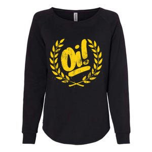 Oi Punk Ska & Punk Rock For 80s Punks & Skinheads Oi! Womens California Wash Sweatshirt