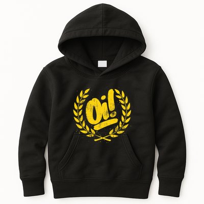 Oi Punk Ska & Punk Rock For 80s Punks & Skinheads Oi! Kids Hoodie