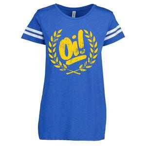 Oi Punk Ska & Punk Rock For 80s Punks & Skinheads Oi! Enza Ladies Jersey Football T-Shirt