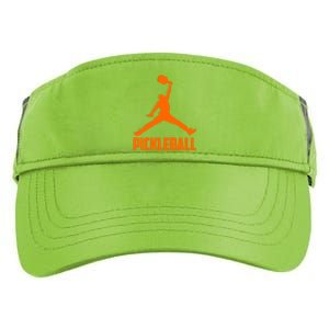 Orange Pickleball Sports Logo Adult Drive Performance Visor