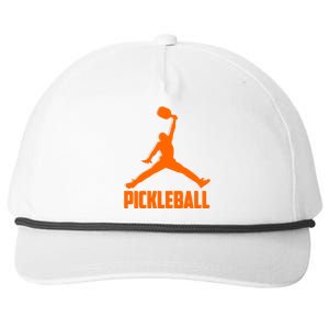 Orange Pickleball Sports Logo Snapback Five-Panel Rope Hat