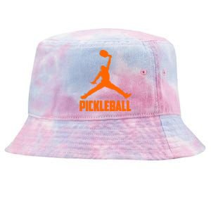 Orange Pickleball Sports Logo Tie-Dyed Bucket Hat