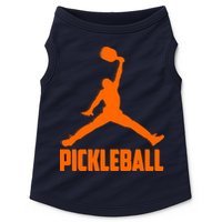 Orange Pickleball Sports Logo Doggie Tank