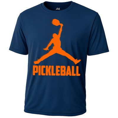 Orange Pickleball Sports Logo Performance Shirt