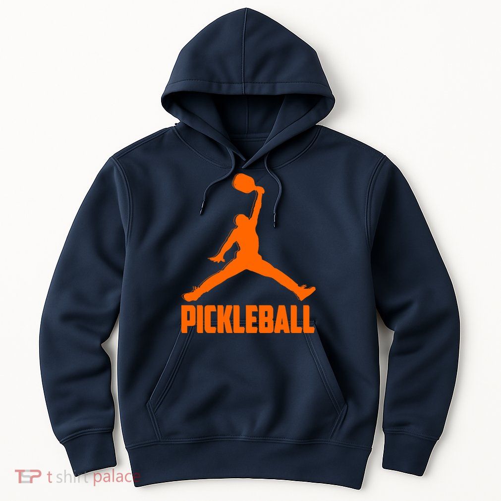 Orange Pickleball Sports Logo Hoodie
