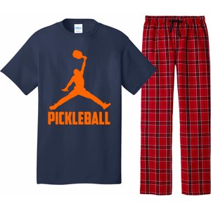 Orange Pickleball Sports Logo Pajama Set