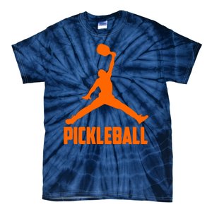 Orange Pickleball Sports Logo Tie-Dye T-Shirt