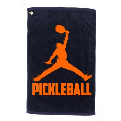 Orange Pickleball Sports Logo Golf Towel