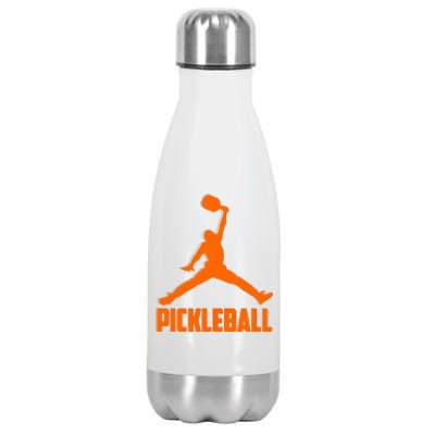 Orange Pickleball Sports Logo Stainless Steel Insulated Water Bottle