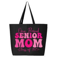 One Proud Senior Mom Class Of 2025 Graduation Groovy Print 25L Jumbo Tote
