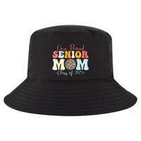 One Proud Senior Mom Class Of 2025 Graduation Groovy Print Cool Comfort Performance Bucket Hat