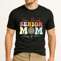 One Proud Senior Mom Class Of 2025 Graduation Groovy Print Performance Shirt