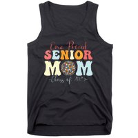 One Proud Senior Mom Class Of 2025 Graduation Groovy Print Tank Top