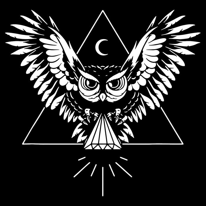 Owl Pyramid Secret Illuminati Owl Tattoo Style City Backpack