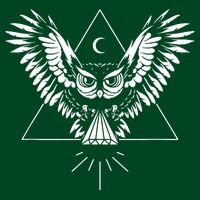 Owl Pyramid Secret Illuminati Owl Tattoo Style Cooling Performance Crew T-Shirt