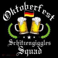 Oktoberfest Party Schitzengiggles Drinking Squad Flexfit Unipanel Trucker Cap