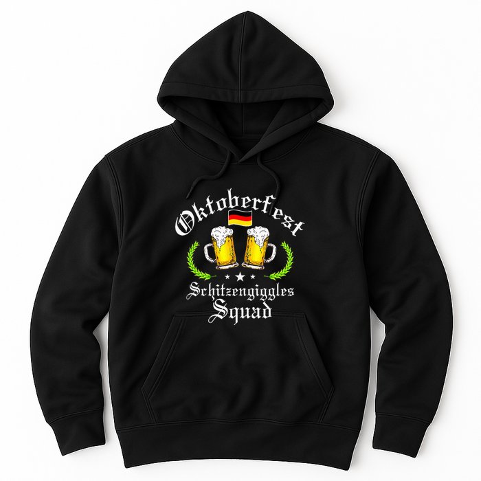 Oktoberfest Party Schitzengiggles Drinking Squad Hoodie