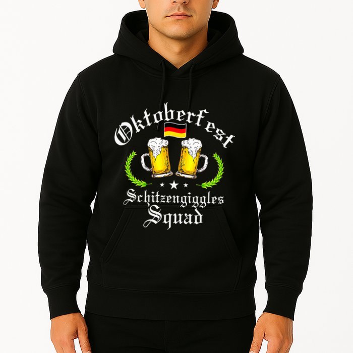 Oktoberfest Party Schitzengiggles Drinking Squad Hoodie