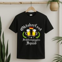 Oktoberfest Party Schitzengiggles Drinking Squad T-Shirt