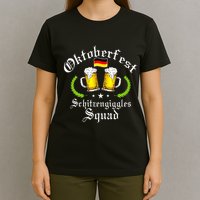 Oktoberfest Party Schitzengiggles Drinking Squad T-Shirt