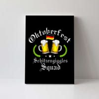 Oktoberfest Party Schitzengiggles Drinking Squad Canvas