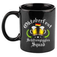 Oktoberfest Party Schitzengiggles Drinking Squad 11oz C Handle Ceramic Mug