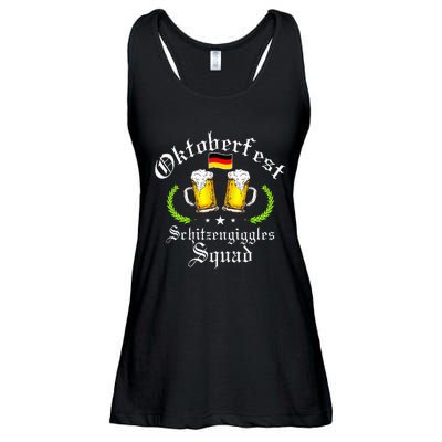 Oktoberfest Party Schitzengiggles Drinking Squad Ladies Essential Flowy Tank