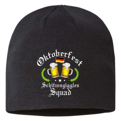Oktoberfest Party Schitzengiggles Drinking Squad Sustainable Beanie