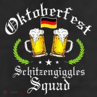 Oktoberfest Party Schitzengiggles Drinking Squad 25L Jumbo Tote