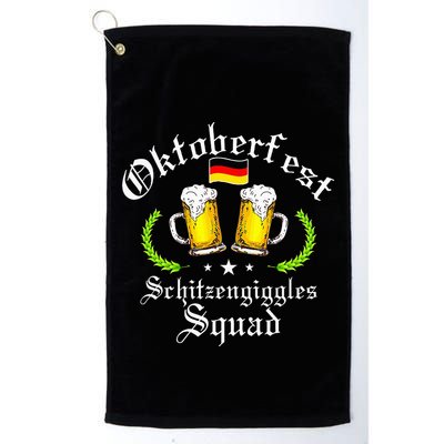 Oktoberfest Party Schitzengiggles Drinking Squad Golf Towel