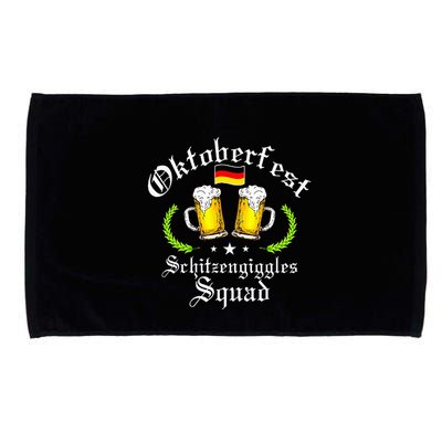 Oktoberfest Party Schitzengiggles Drinking Squad Microfiber Hand Towel