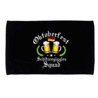 Oktoberfest Party Schitzengiggles Drinking Squad Microfiber Hand Towel
