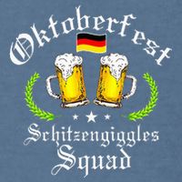 Oktoberfest Party Schitzengiggles Drinking Squad Garment-Dyed Sweatshirt