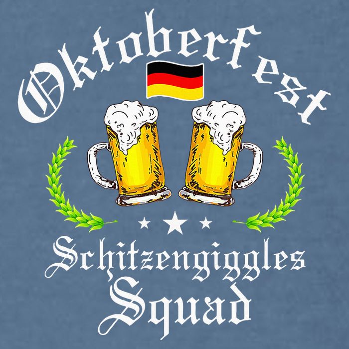 Oktoberfest Party Schitzengiggles Drinking Squad Garment-Dyed Sweatshirt