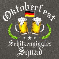Oktoberfest Party Schitzengiggles Drinking Squad Cotton Canvas Backpack
