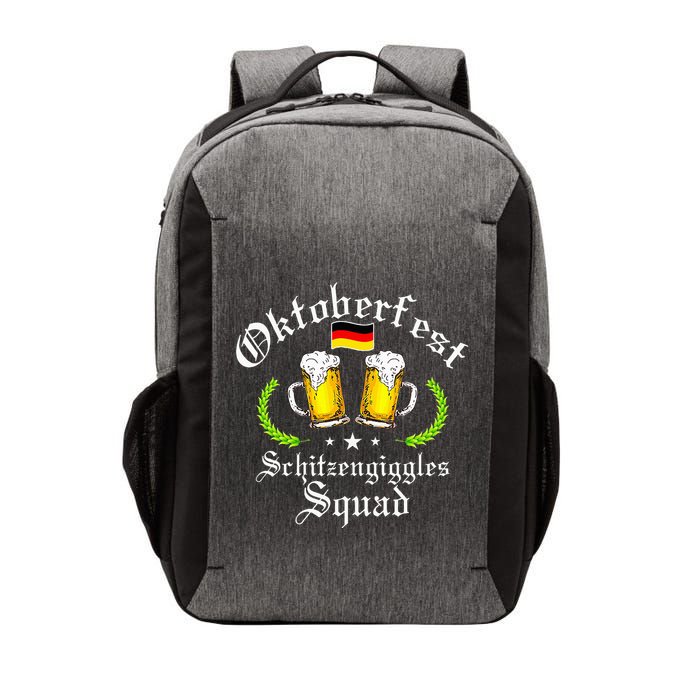 Oktoberfest Party Schitzengiggles Drinking Squad Vector Backpack