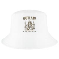 Outlaw President Trump Cowboy Trump 2024 Convicted Felon Cool Comfort Performance Bucket Hat