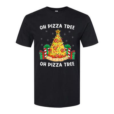 Oh Pizza Tree Xmas Food Present Christmas Pizza Tree Softstyle CVC T-Shirt