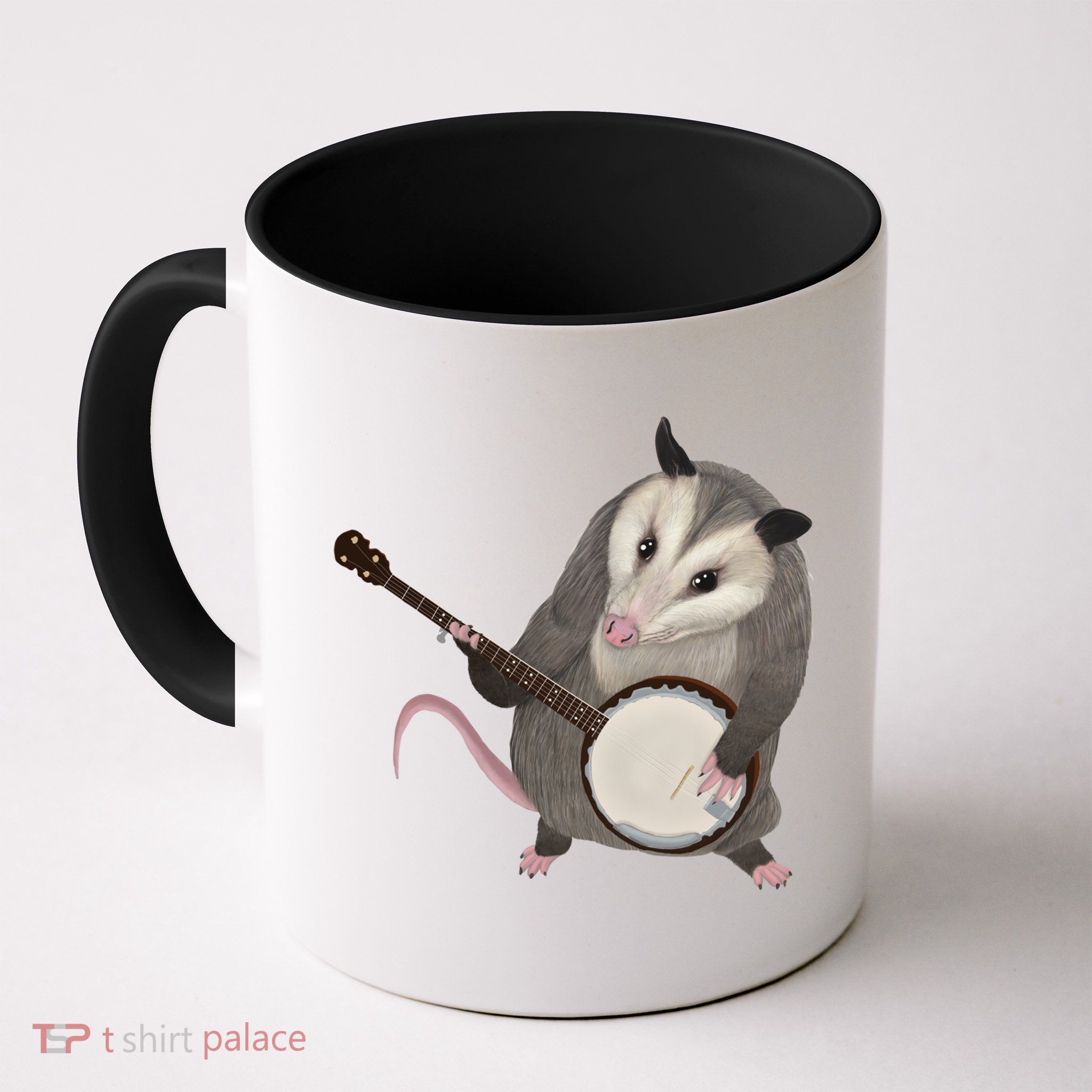 Opossum Playing The Banjo Gift Possum Gift Mug