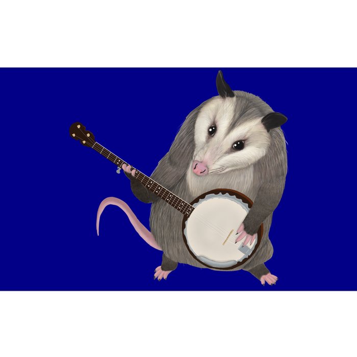 Opossum Playing The Banjo Gift Possum Gift Bumper Sticker