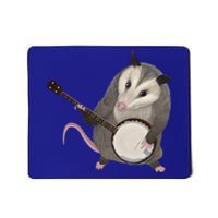 Opossum Playing The Banjo Gift Possum Gift Mousepad