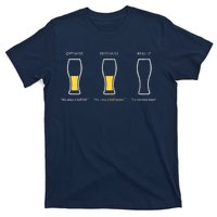 Optimist Pessimist Realist I Need A Beer T-Shirt