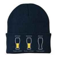Optimist Pessimist Realist I Need A Beer Beanie